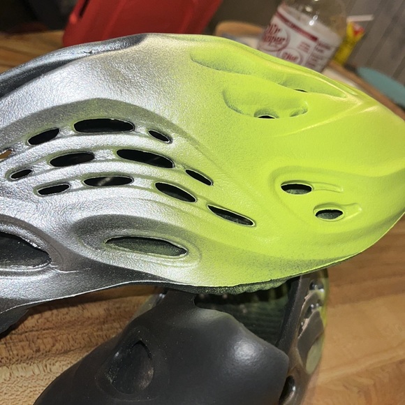 EVA Foam Runner Mx Unbranded  Ombré Lime Onyx Metallic Silver RNNR Clog New Mens - Picture 12 of 15